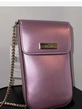 kate spade Iridescent Lavender-Pink Crossbody Phone Bag